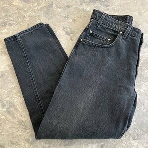 Vintage 1998 Levi’s 545 Black Jeans 34x30 Loose Tapered USA